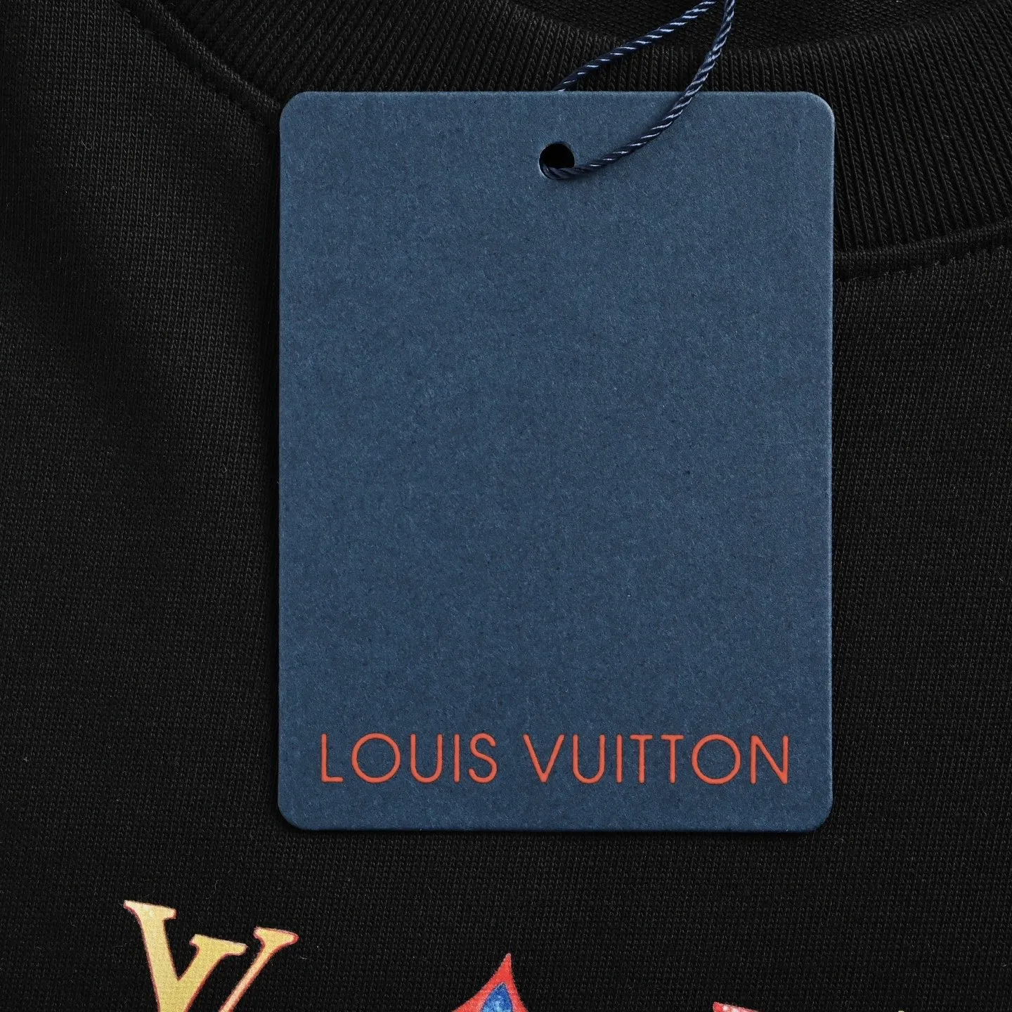 Louis Vuitton/Louis Vuitton 25ss printed logo laminated letter short sleeves